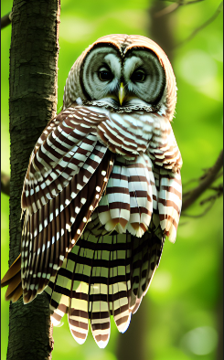 Read more about the article Barred Owl Flying
